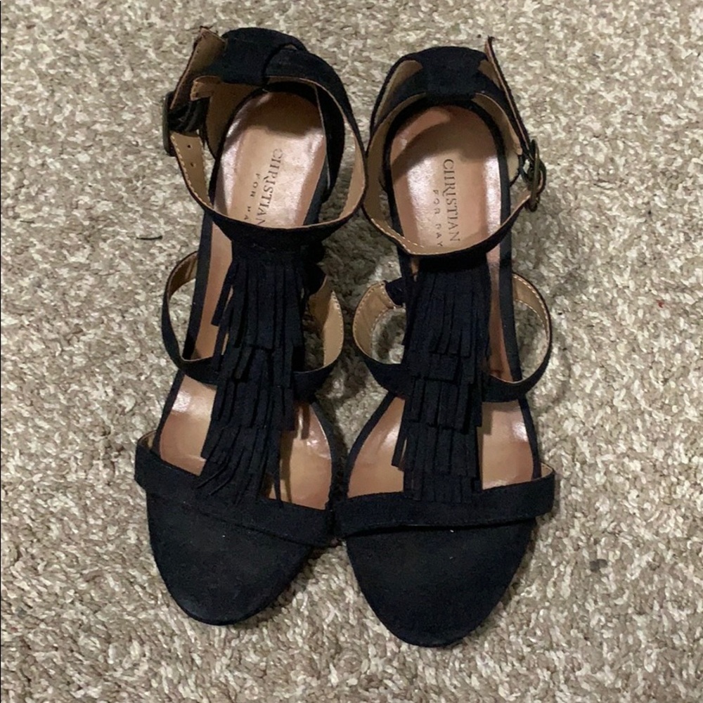 Fringe heels